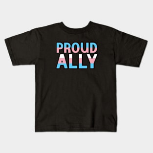 Proud Ally Transgender Pride Flag Kids T-Shirt